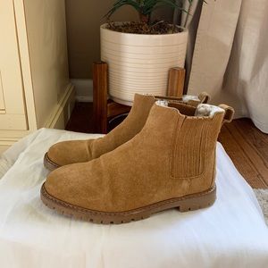 Madewell Sherpa lined boots
